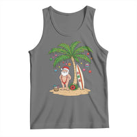 Funny Christmas In July Beach Tank Top Mankini Santa Summer Swimsuit Summer Holiday Vacation Graphic