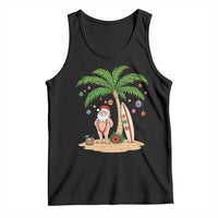 Funny Christmas In July Beach Tank Top Mankini Santa Summer Swimsuit Summer Holiday Vacation Graphic