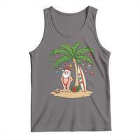 Funny Christmas In July Beach Tank Top Mankini Santa Summer Swimsuit Summer Holiday Vacation Graphic