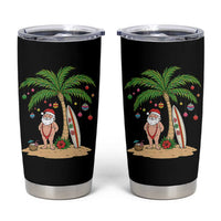 Funny Christmas In July Beach Tumbler Cup Mankini Santa Summer Swimsuit Summer Holiday Vacation Graphic