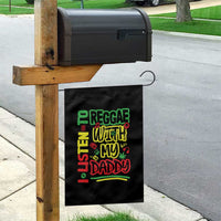 Rasta Baby Garden Flag I Listen to Reggae with My Daddy - Wonder Print Shop