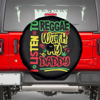 Rasta Baby Spare Tire Cover I Listen to Reggae with My Daddy - Wonder Print Shop