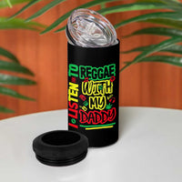 Rasta Baby 4 in 1 Can Cooler Tumbler I Listen to Reggae with My Daddy - Wonder Print Shop