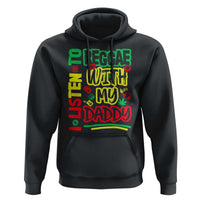 Rasta Baby Hoodie I Listen to Reggae with My Daddy - Wonder Print Shop