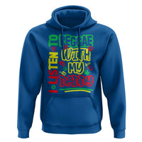 Rasta Baby Hoodie I Listen to Reggae with My Daddy - Wonder Print Shop