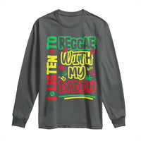 Rasta Baby Long Sleeve Shirt I Listen to Reggae with My Daddy - Wonder Print Shop
