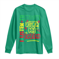 Rasta Baby Long Sleeve Shirt I Listen to Reggae with My Daddy - Wonder Print Shop