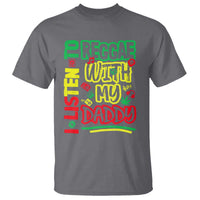 Rasta Baby T Shirt I Listen to Reggae with My Daddy - Wonder Print Shop