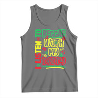 Rasta Baby Tank Top I Listen to Reggae with My Daddy - Wonder Print Shop