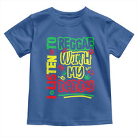Rasta Baby Toddler T Shirt I Listen to Reggae with My Daddy - Wonder Print Shop