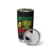 Rasta Baby Tumbler Cup I Listen to Reggae with My Daddy - Wonder Print Shop