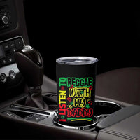 Rasta Baby Tumbler Cup I Listen to Reggae with My Daddy - Wonder Print Shop