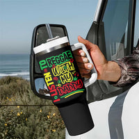 Rasta Baby Tumbler With Handle I Listen to Reggae with My Daddy - Wonder Print Shop