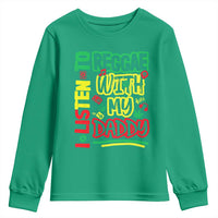 Rasta Baby Youth Sweatshirt I Listen to Reggae with My Daddy - Wonder Print Shop