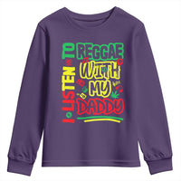 Rasta Baby Youth Sweatshirt I Listen to Reggae with My Daddy - Wonder Print Shop