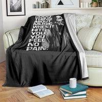 Vintage Marley Throw Blanket Jamaica Jamaican Rasta Reggage Music - Wonder Print Shop