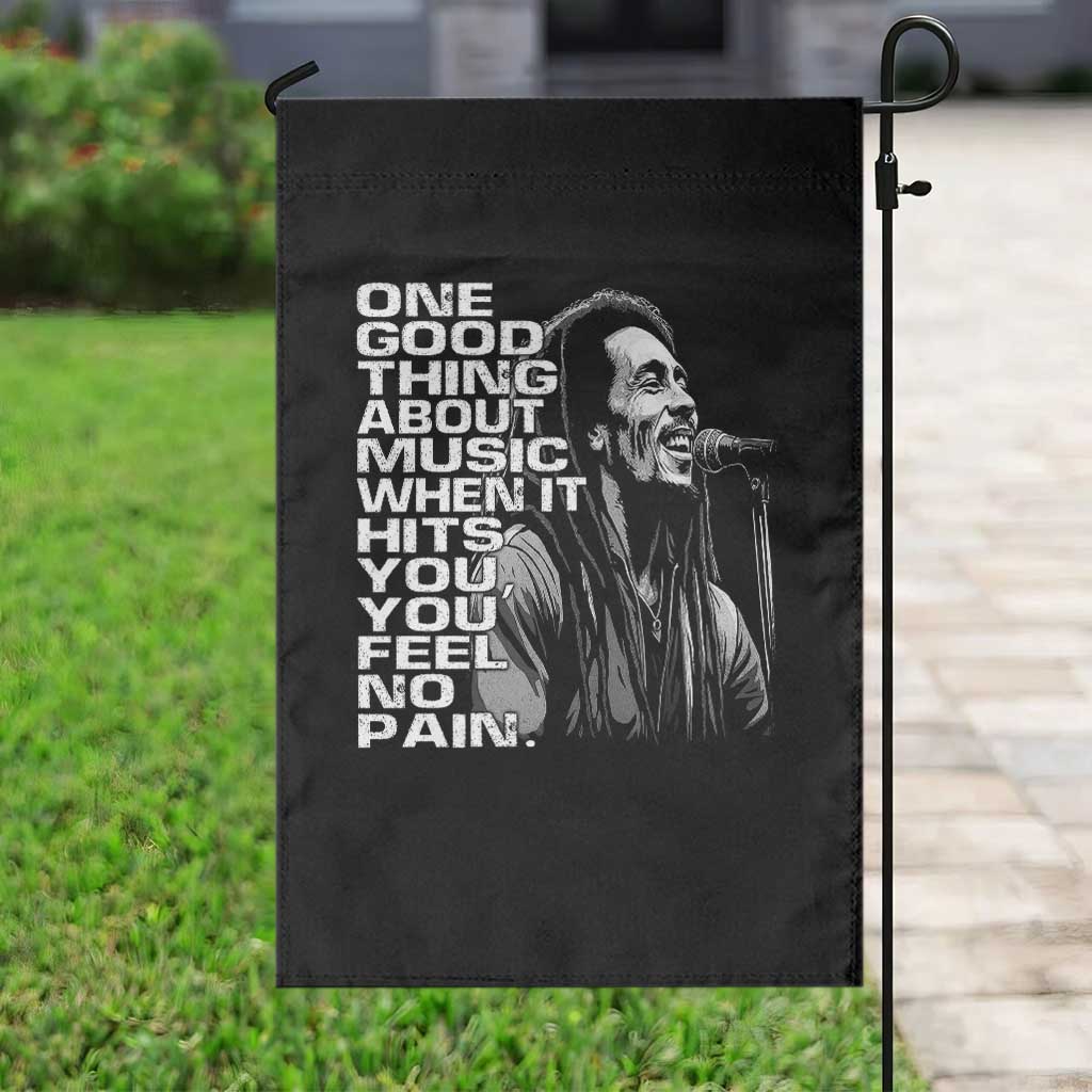 Vintage Marley Garden Flag Jamaica Jamaican Rasta Reggage Music - Wonder Print Shop