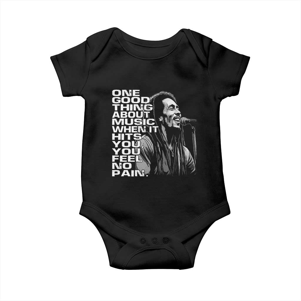 Vintage Marley Baby Onesie Jamaica Jamaican Rasta Reggage Music - Wonder Print Shop