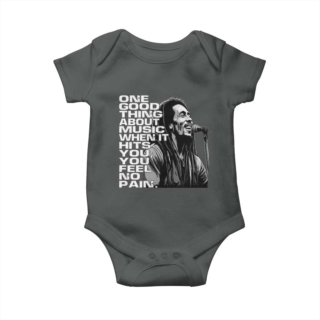 Vintage Marley Baby Onesie Jamaica Jamaican Rasta Reggage Music - Wonder Print Shop