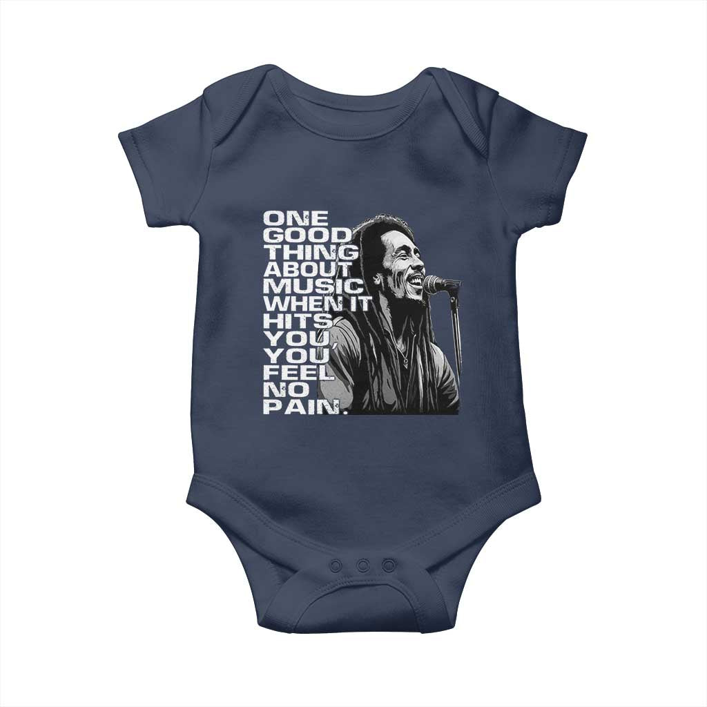 Vintage Marley Baby Onesie Jamaica Jamaican Rasta Reggage Music - Wonder Print Shop