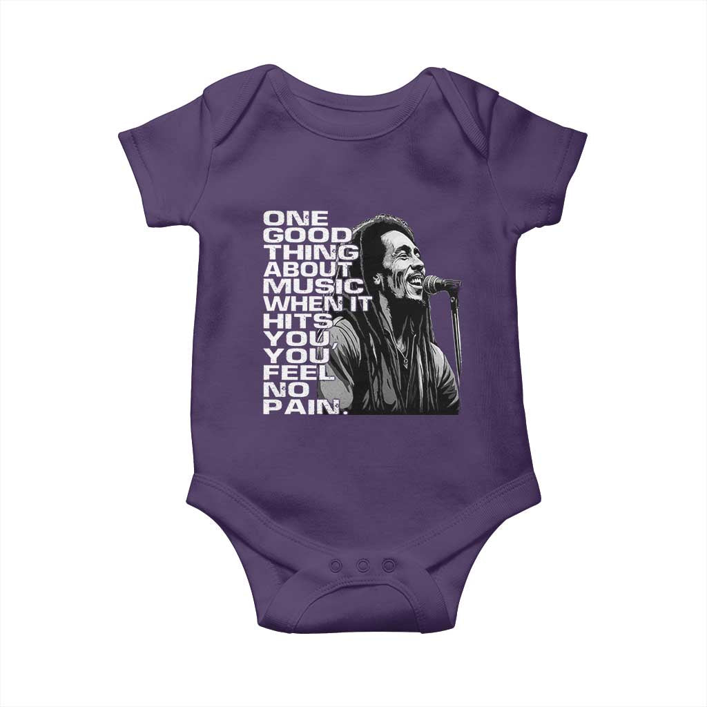 Vintage Marley Baby Onesie Jamaica Jamaican Rasta Reggage Music - Wonder Print Shop