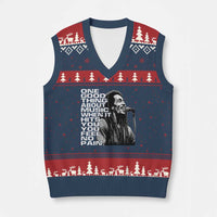 Vintage Marley V-Neck Knit Sweater Vest Jamaica Jamaican Rasta Reggage Music - Wonder Print Shop