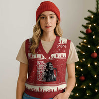 Vintage Marley V-Neck Knit Sweater Vest Jamaica Jamaican Rasta Reggage Music - Wonder Print Shop