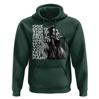 Vintage Marley Hoodie Jamaica Jamaican Rasta Reggage Music - Wonder Print Shop