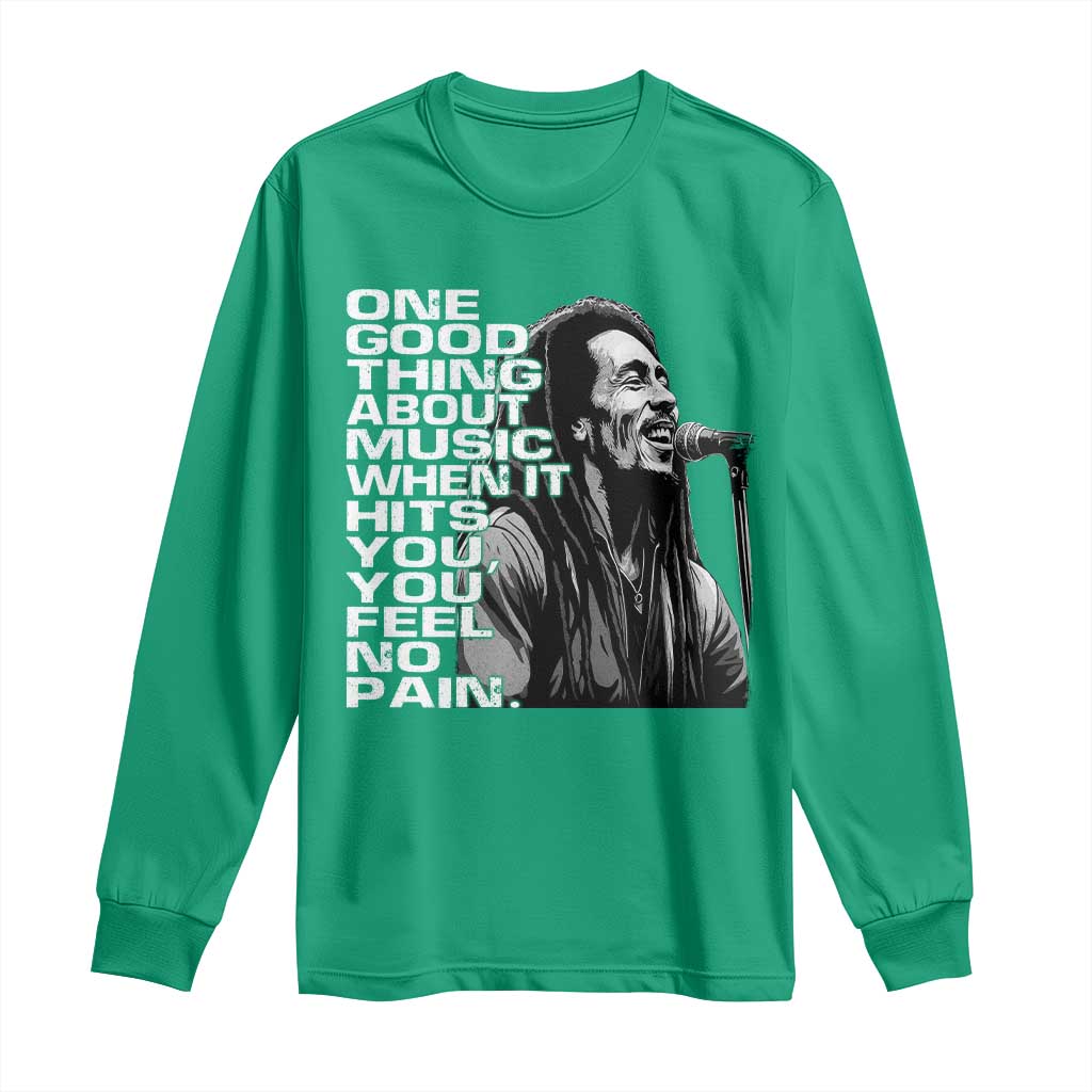 Vintage Marley Long Sleeve Shirt Jamaica Jamaican Rasta Reggage Music - Wonder Print Shop