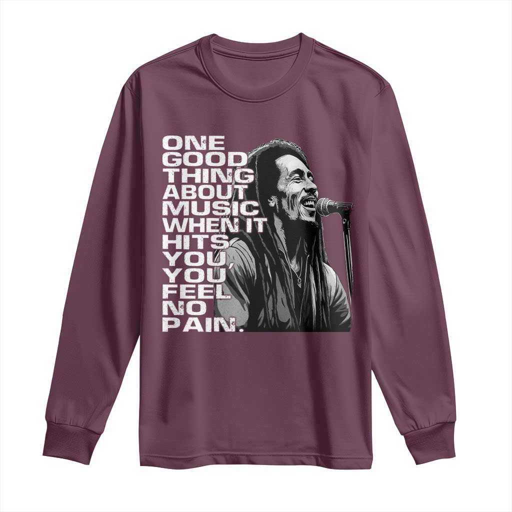 Vintage Marley Long Sleeve Shirt Jamaica Jamaican Rasta Reggage Music - Wonder Print Shop