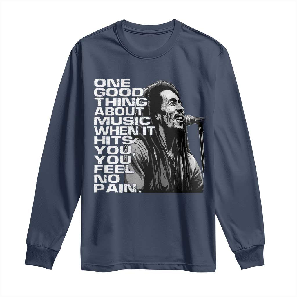Vintage Marley Long Sleeve Shirt Jamaica Jamaican Rasta Reggage Music - Wonder Print Shop