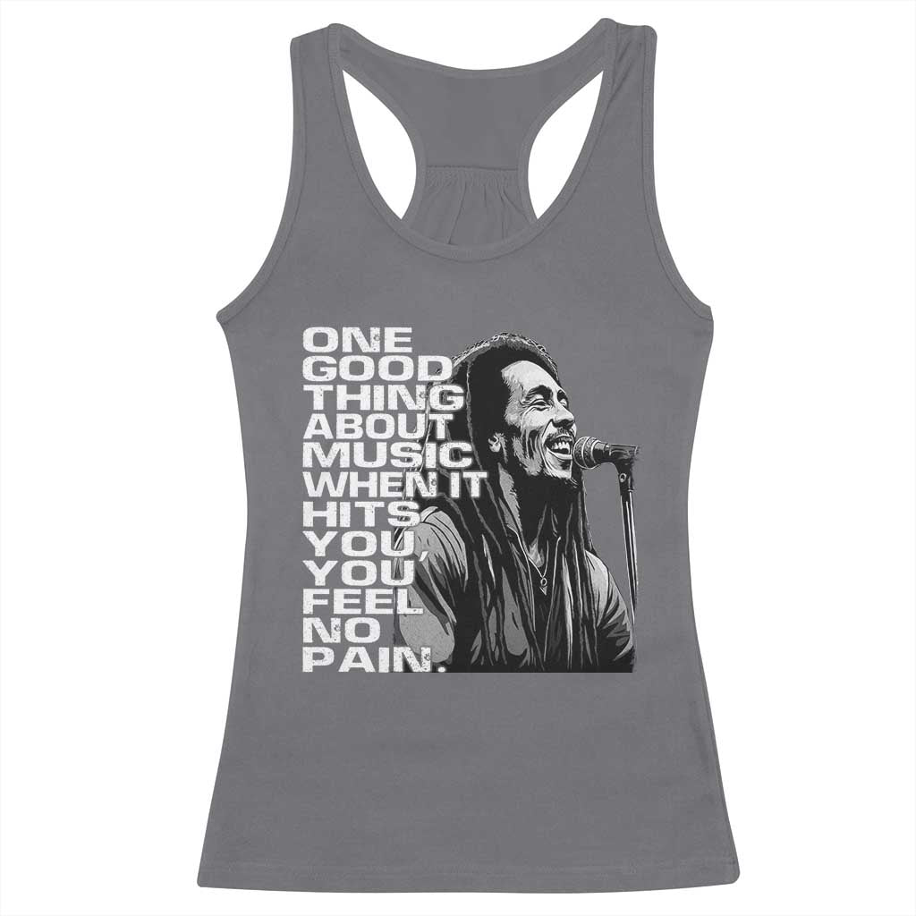 Vintage Marley Racerback Tank Top Jamaica Jamaican Rasta Reggage Music - Wonder Print Shop