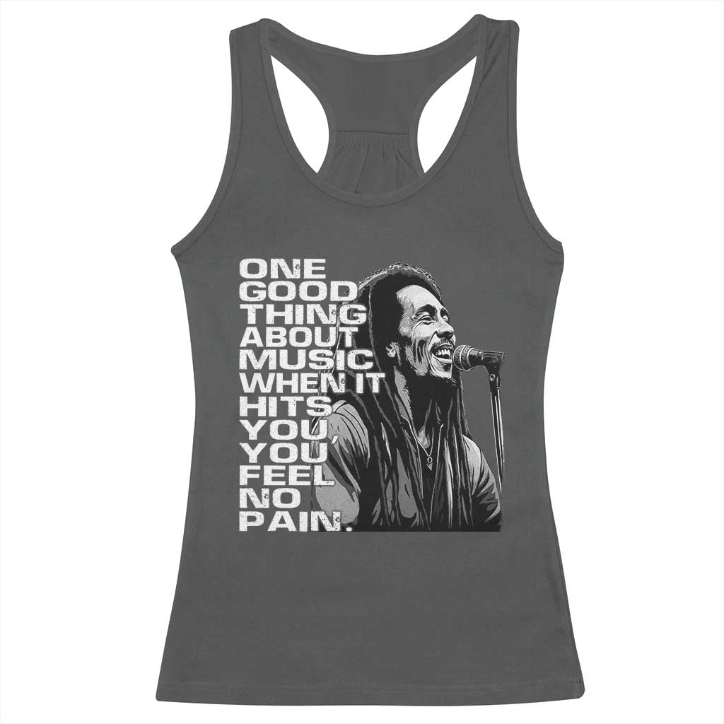 Vintage Marley Racerback Tank Top Jamaica Jamaican Rasta Reggage Music - Wonder Print Shop