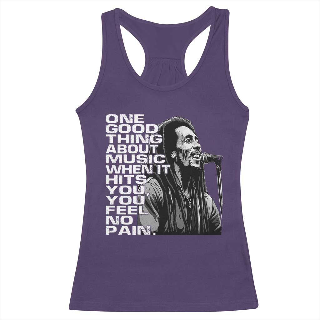 Vintage Marley Racerback Tank Top Jamaica Jamaican Rasta Reggage Music - Wonder Print Shop