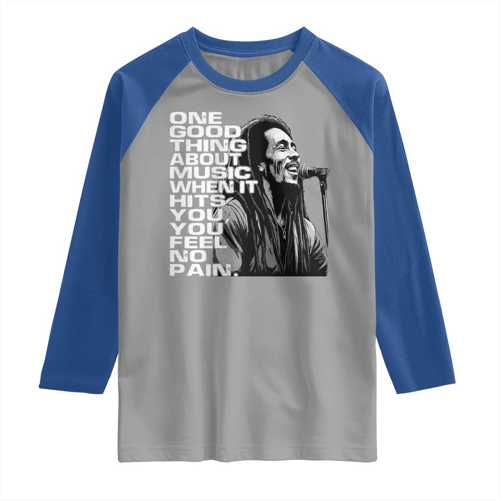 Vintage Marley Raglan Shirt Jamaica Jamaican Rasta Reggage Music - Wonder Print Shop
