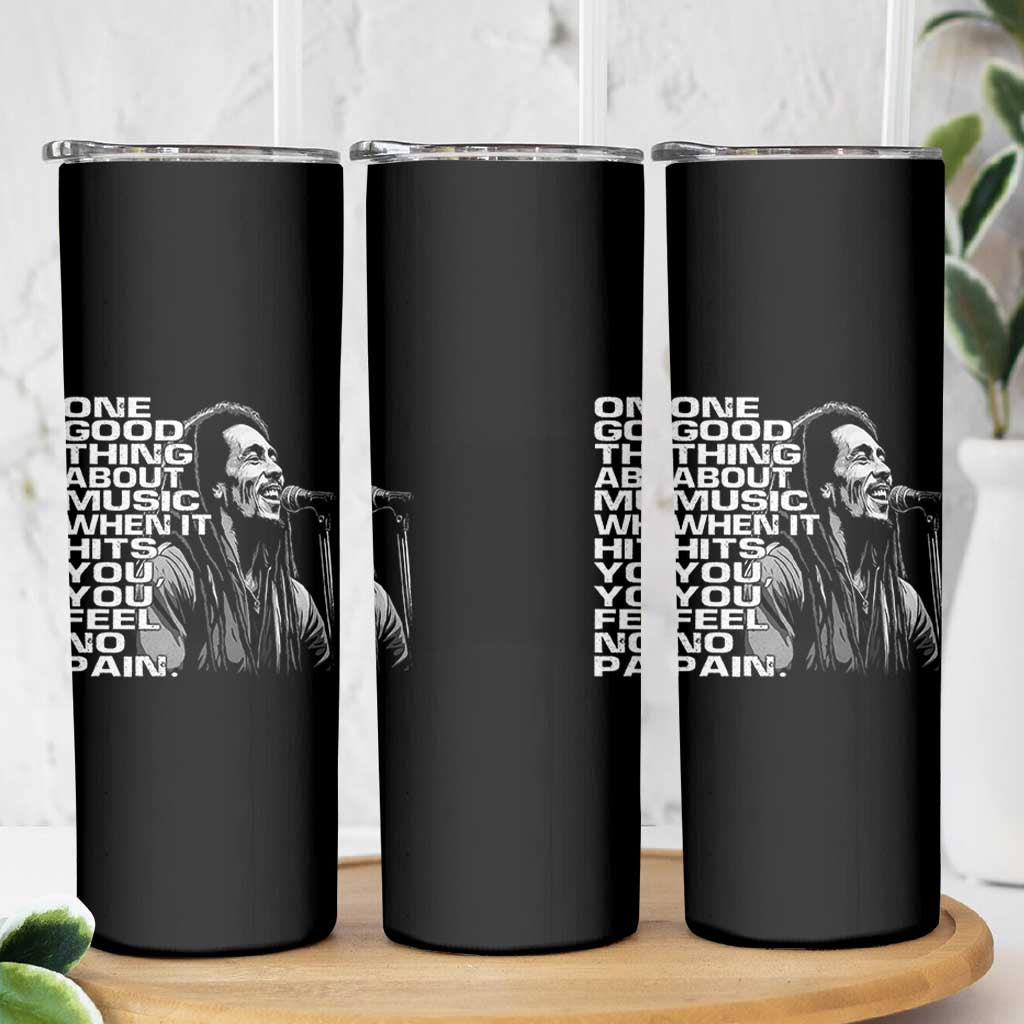 Vintage Marley Skinny Tumbler Jamaica Jamaican Rasta Reggage Music - Wonder Print Shop