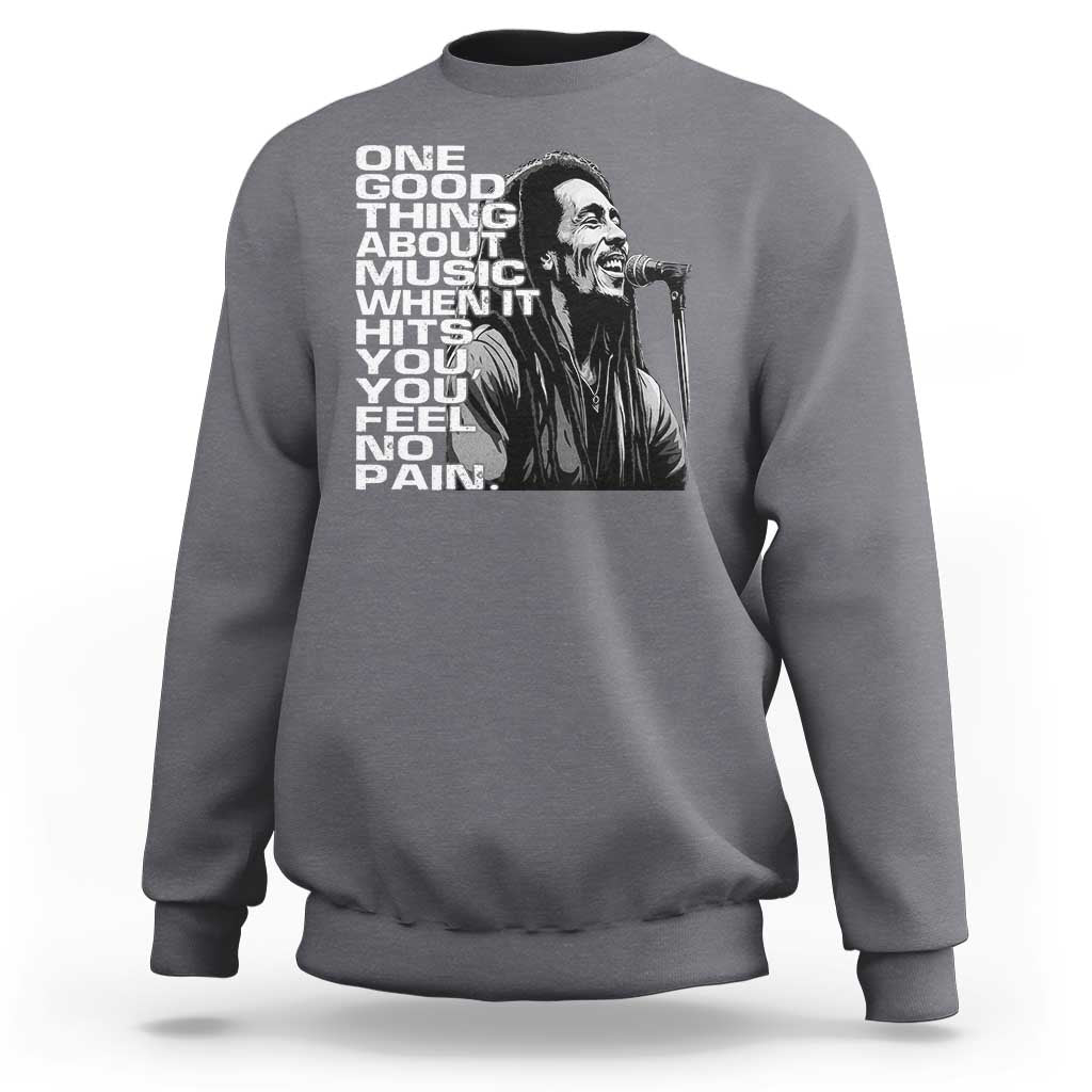 Vintage Marley Sweatshirt Jamaica Jamaican Rasta Reggage Music - Wonder Print Shop