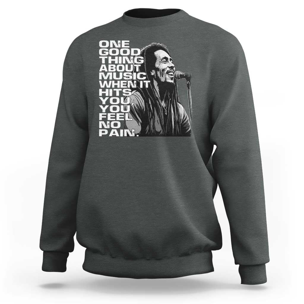 Vintage Marley Sweatshirt Jamaica Jamaican Rasta Reggage Music - Wonder Print Shop