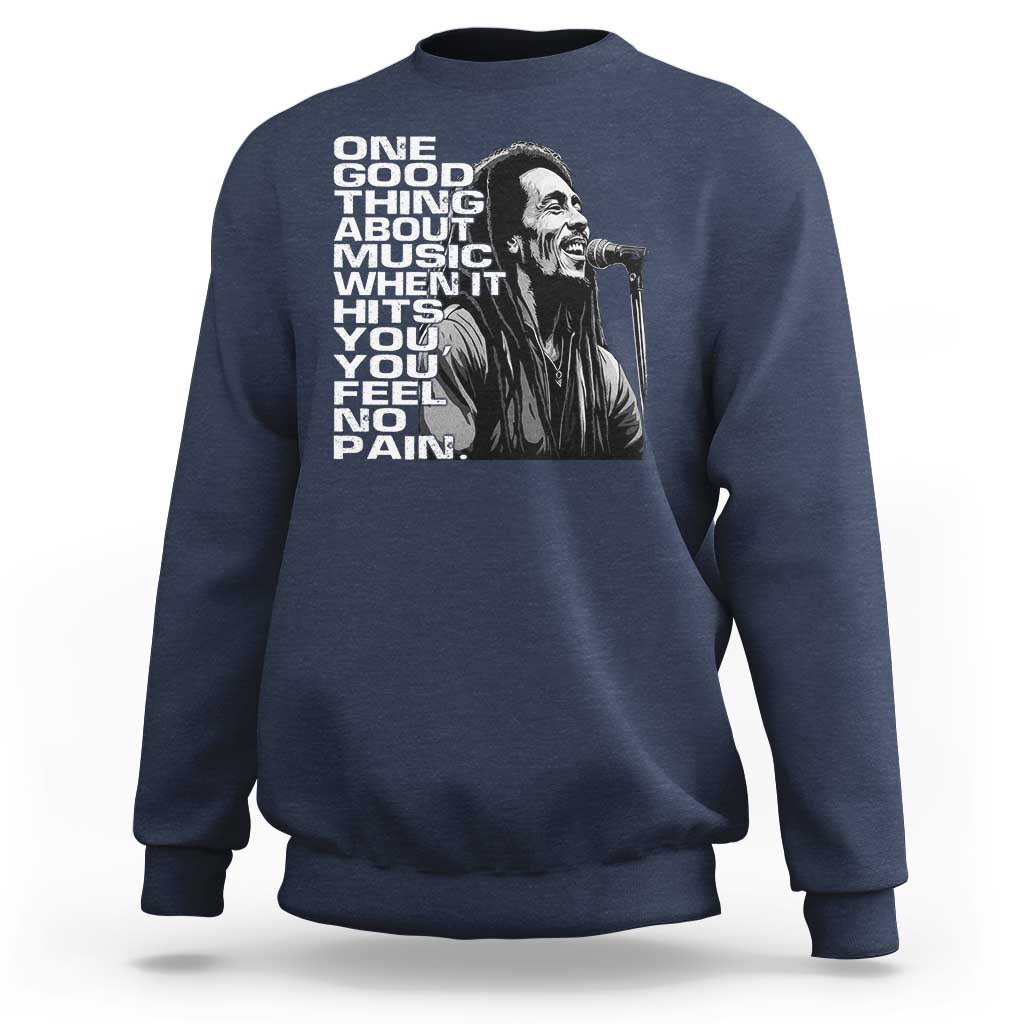 Vintage Marley Sweatshirt Jamaica Jamaican Rasta Reggage Music - Wonder Print Shop