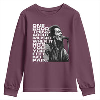 Vintage Marley Youth Sweatshirt Jamaica Jamaican Rasta Reggage Music - Wonder Print Shop