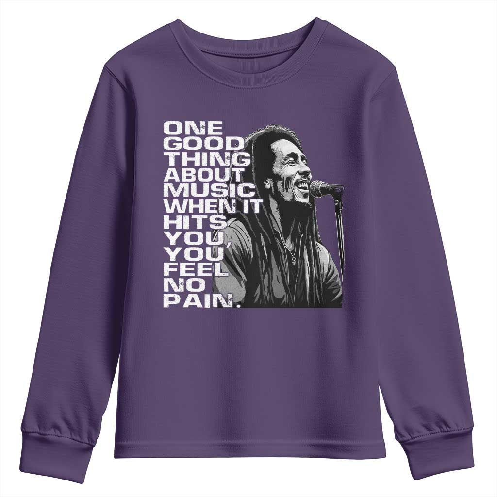 Vintage Marley Youth Sweatshirt Jamaica Jamaican Rasta Reggage Music - Wonder Print Shop