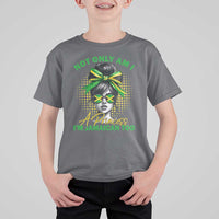 Jamaican Girl T Shirt For Kid Messy Bun Not Only Am I A Princess Im Jamaican Too - Wonder Print Shop