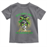 Jamaican Girl Toddler T Shirt Messy Bun Not Only Am I A Princess Im Jamaican Too - Wonder Print Shop