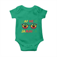 Leaf Me In Jamaica Baby Onesie Funny Weed Stoner Marijuana Jamaican Rasta Reggae - Wonder Print Shop