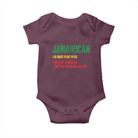 Funny Jamaican American Baby Onesie Retro Jamairican Roots - Wonder Print Shop