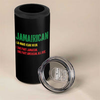 Funny Jamaican American 4 in 1 Can Cooler Tumbler Retro Jamairican Roots - Wonder Print Shop