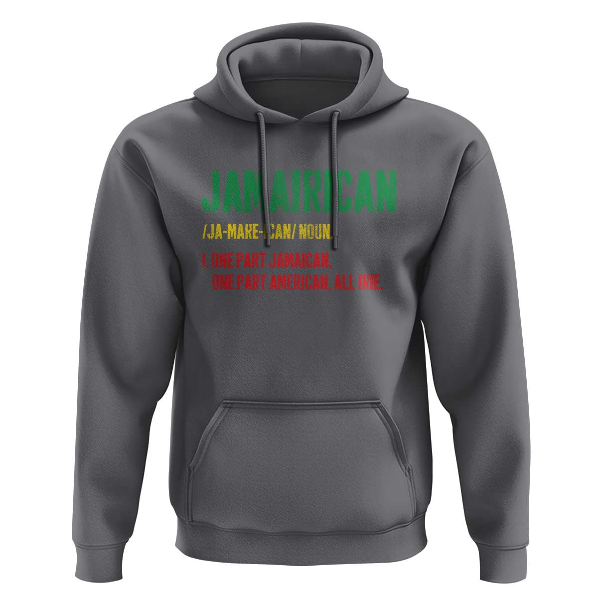 Funny Jamaican American Hoodie Retro Jamairican Roots - Wonder Print Shop