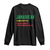 Funny Jamaican American Long Sleeve Shirt Retro Jamairican Roots - Wonder Print Shop