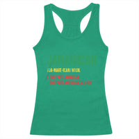 Funny Jamaican American Racerback Tank Top Retro Jamairican Roots - Wonder Print Shop