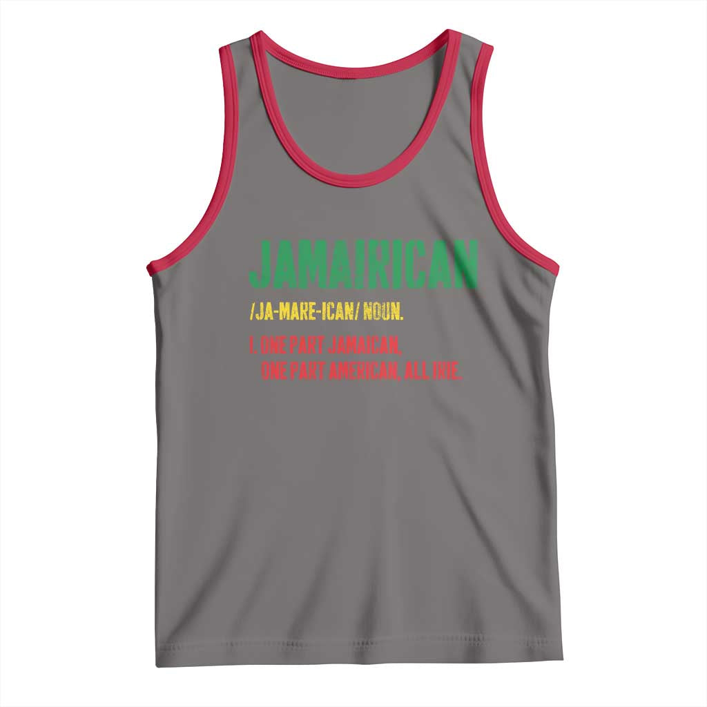 Funny Jamaican American Tank Top Retro Jamairican Roots - Wonder Print Shop